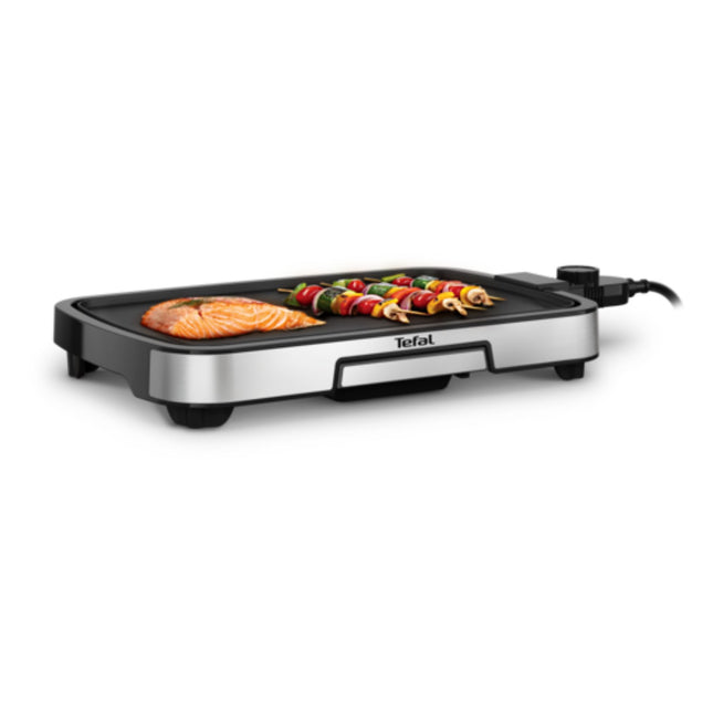 Plancha électrique TEFAL CB630D10 inox à poser, 44x23 cm