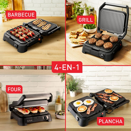 Grille-viande MOULINEX SUPERGRILL 4-en-1 INOXGC515DE0SUPERGRILL 4-en-1 INOXGC515DE0