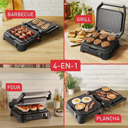 Grille-viande MOULINEX SUPERGRILL 4-en-1 INOXGC515DE0SUPERGRILL 4-en-1 INOXGC515DE0