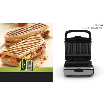 Plaque TEFAL XA800312 - grill-panini snack collection