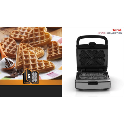 Plaque TEFAL XA800612 2 plaques gaufre coeur