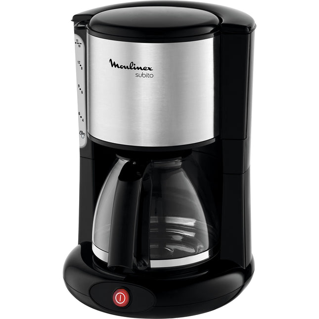 Cafetière filtre MOULINEX FG360811 subito noir/inox