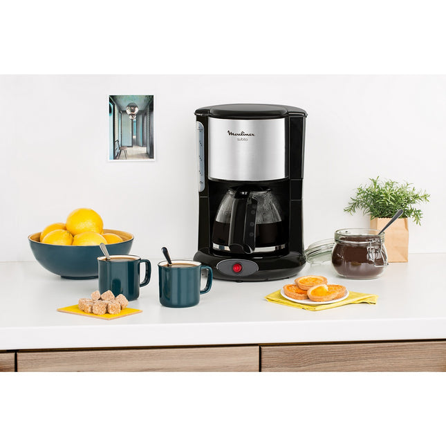 Cafetière filtre MOULINEX FG360811 subito noir/inox
