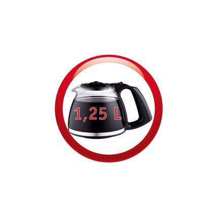 Cafetière filtre MOULINEX FG360811 subito noir/inox