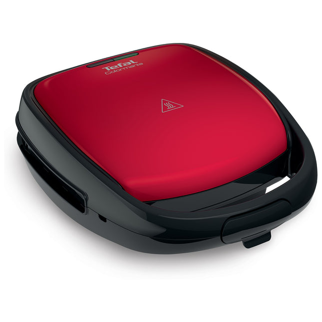 Croque/gaufre TEFAL colormania rouge snack time