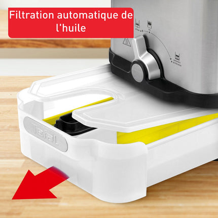 Friteuse semi-professionnelle TEFAL FR804110 oleoclean pro