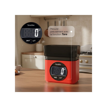 Balance de cuisine TERRAILLON BA 22 mythic rouge