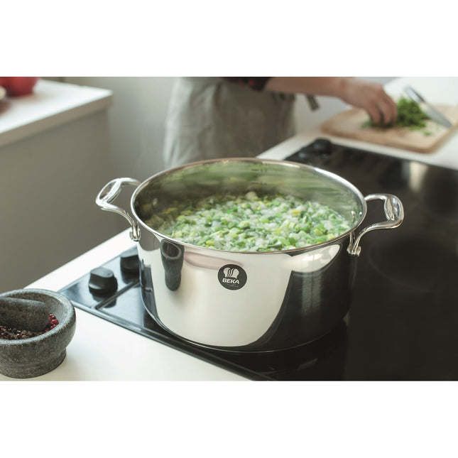 Faitout BEKA + couvercle chef diam 24cm