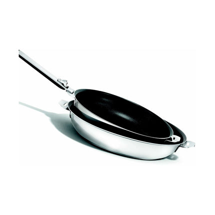 Batterie de cuisine KITCHEN FUN Move-On 2 poeles diam24-28cm + 1 manche