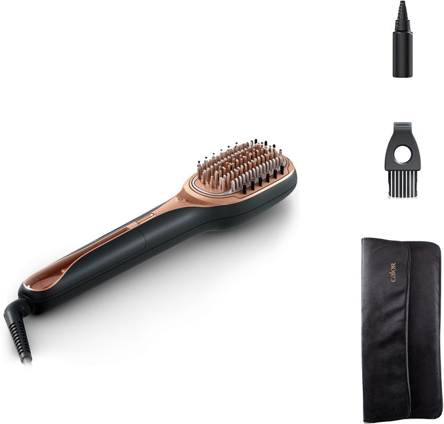 Brosse réparatrice et soin du cheveu CALOR CF9940C0 Hair therapist vapeur