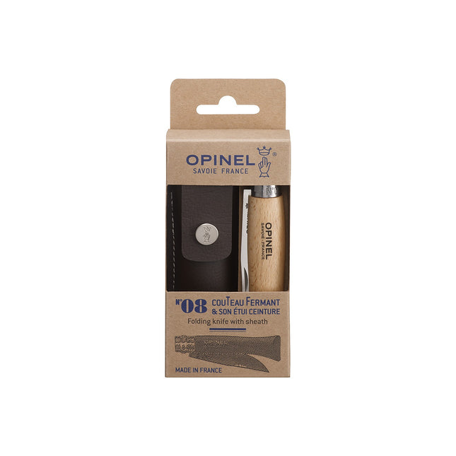 Couteau OPINEL No 08 Inox hêtre tradition