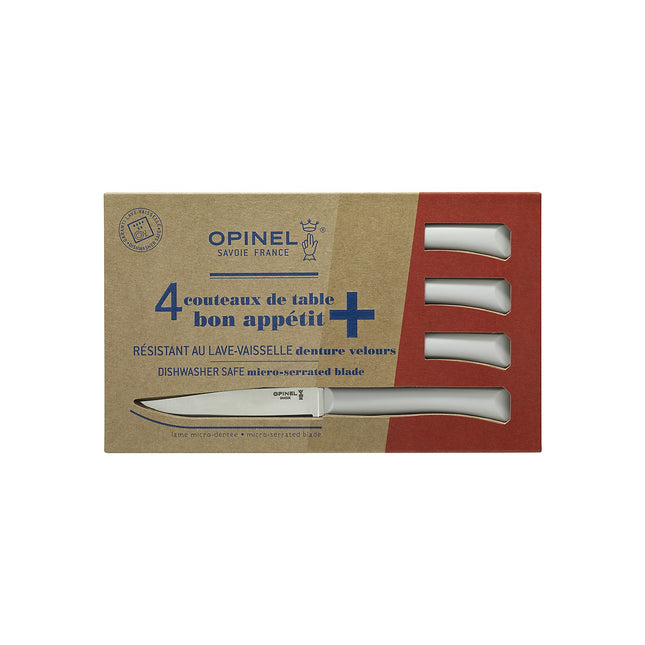 Couteau à steak OPINEL Bon Appétit + Nuage 4 couteaux de table