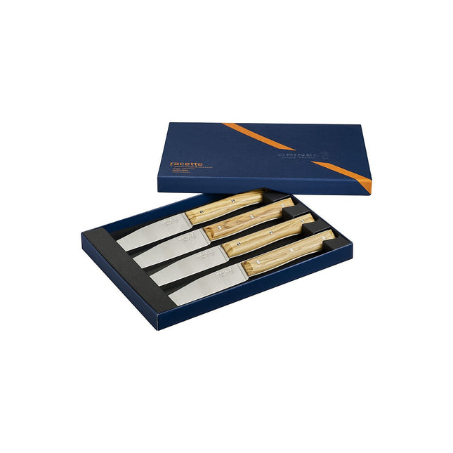 Couteau OPINEL Coffret facette 4 Olivier