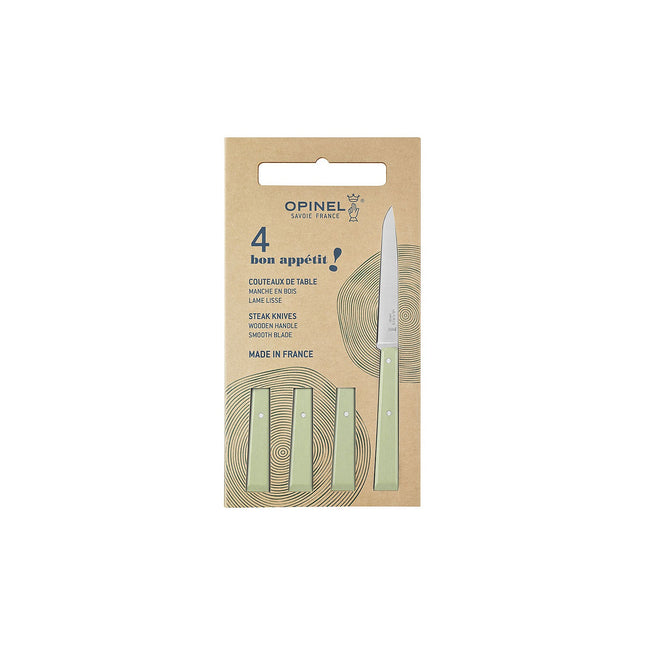 Set de couteaux OPINEL Coffret 4pcs Bon Appetit Sauge