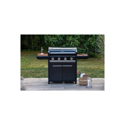 Barbecue gaz CAMPINGAZ Premium 4W noir 4 brûleurs sur chariot, 72x46 cm