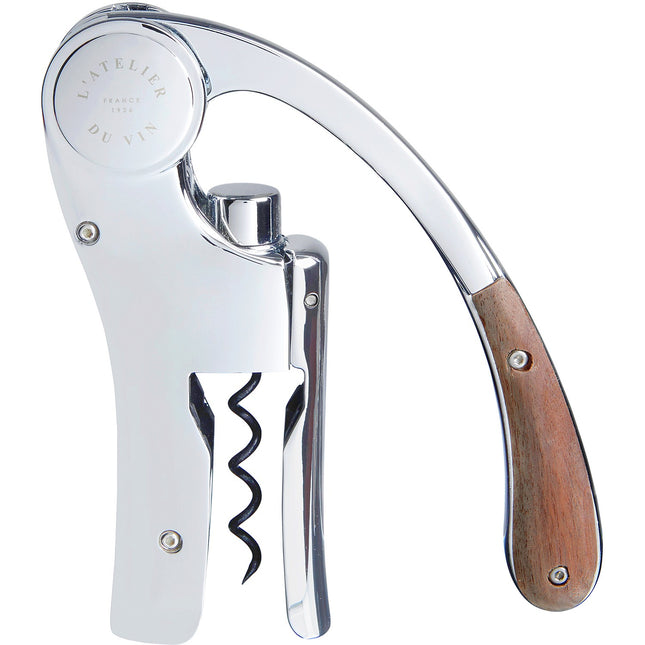 Tire bouchon L'ATELIER DU VIN Oeno Motion Wood and Chrome