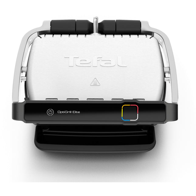 Grille-viande TEFAL OPTIGRILL ELITE GC750D12 inox plaques amovibles, 30x20 cm