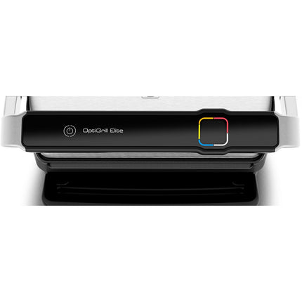 Grille-viande TEFAL OPTIGRILL ELITE GC750D12 inox plaques amovibles, 30x20 cm