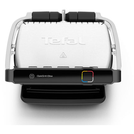Grille-viande TEFAL OPTIGRILL ELITE GC750D12 inox plaques amovibles, 30x20 cm