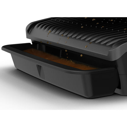 Grille-viande TEFAL OPTIGRILL ELITE GC750D12 inox plaques amovibles, 30x20 cm
