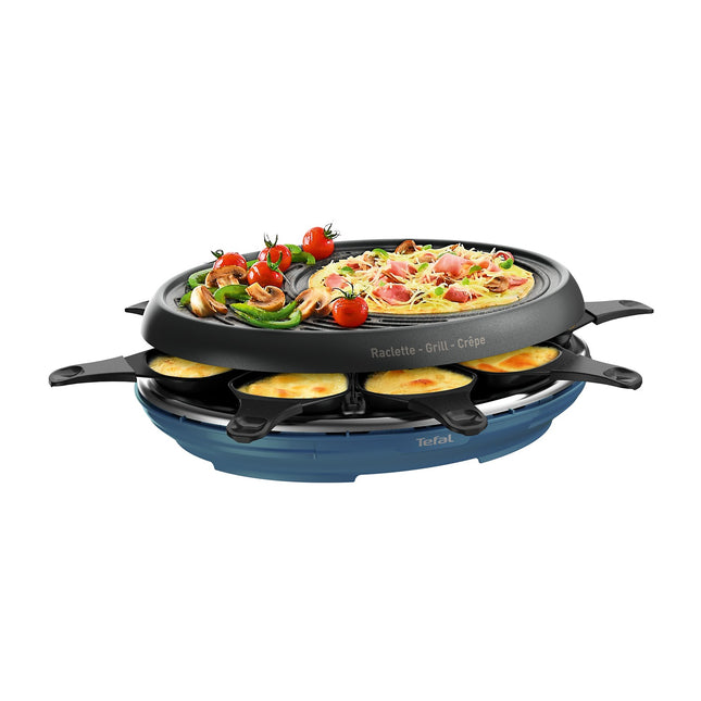 Raclette TEFAL RE310401 Colormania 8 bleu acier