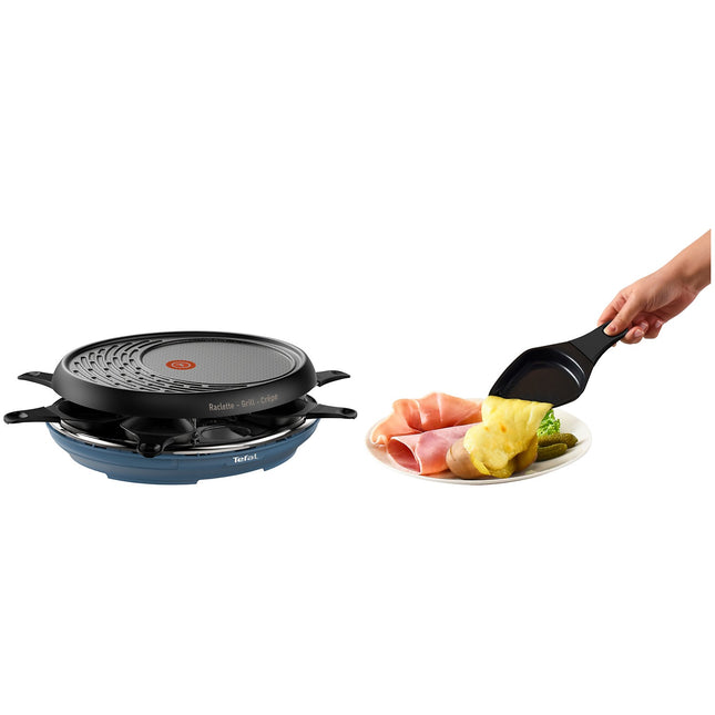 Raclette TEFAL RE310401 Colormania 8 bleu acier