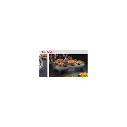 Plancha électrique TEFAL CB658P01 gris à poser, 46x30 cm