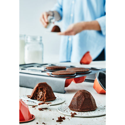 Moule à gâteau fantaisie TEFAL Creabake 3 moules rochers 7.5 cm
