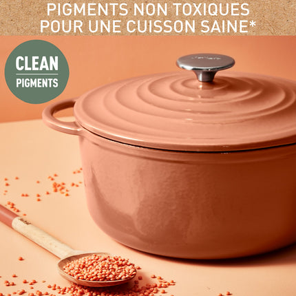 Cocotte TEFAL Lov 34cm terracotta