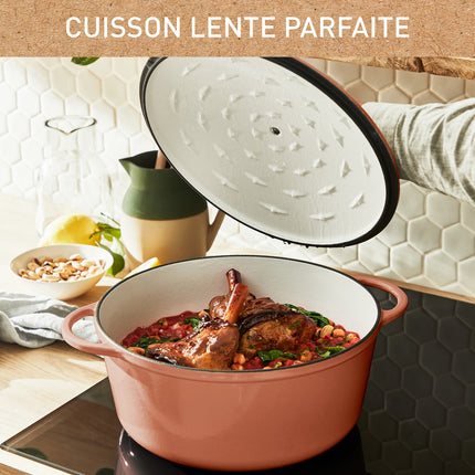 Cocotte TEFAL Lov 29cm terracotta