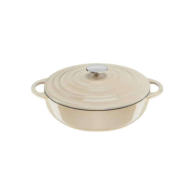 Cocotte TEFAL Fonte LOV sauteuse 28cm beige