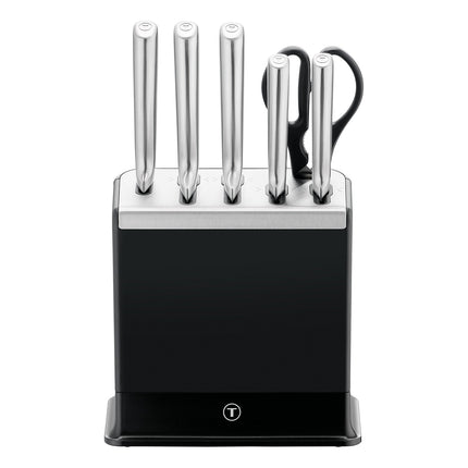 Bloc couteaux TEFAL Eversharp Pro inox 5pcs + ciseaux