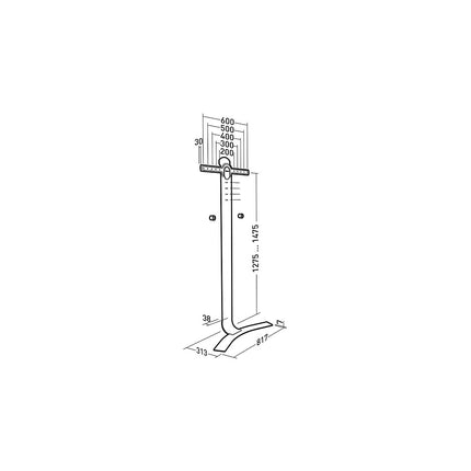 Pied TV ERARD STANDiT 600 40-75P