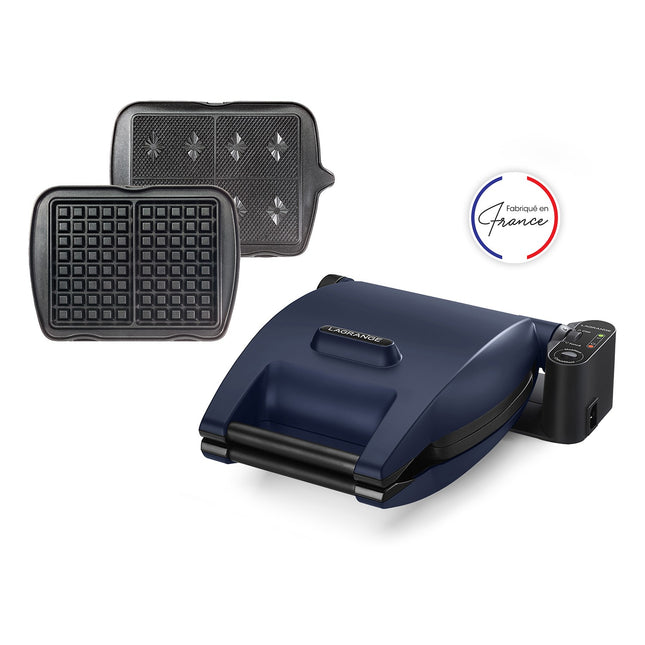 Gaufrier, gaufrette LAGRANGE premium gaufres bleu abysse