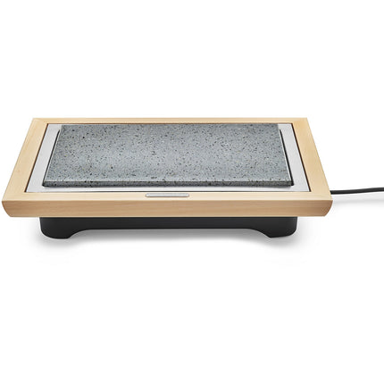 Pierre à cuire LAGRANGE Grill' Pierre® Deluxe bois clair à poser, 37.3x23.4 cm