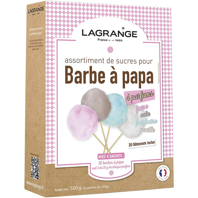 Sucre LAGRANGE Assortiment sucres Barbe à papa 380000