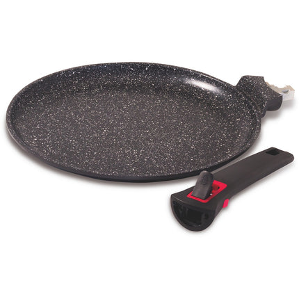 Crêpière BAUMALU granit pro 28 cm manche amovible