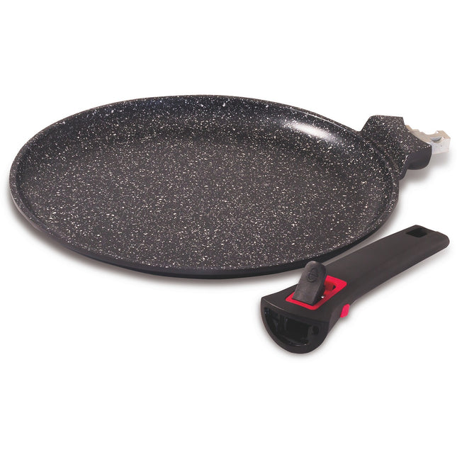 Crêpière BAUMALU granit pro 28 cm manche amovible