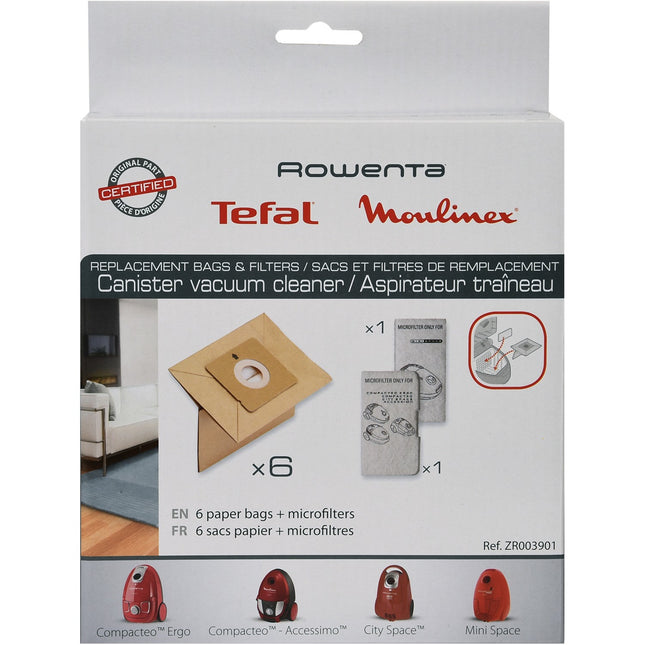 Sac aspirateur MOULINEX ZR003901