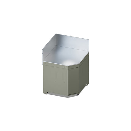 Meuble de cuisine extérieure ENO MODULO Angle-Sauge
