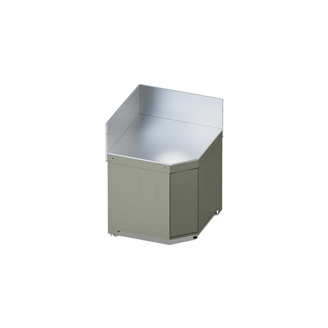 Meuble de cuisine extérieure ENO MODULO Angle-Sauge