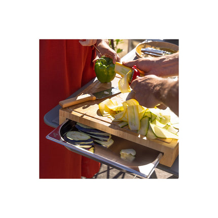 Planche à découper ENO billot avec bac gastronorme