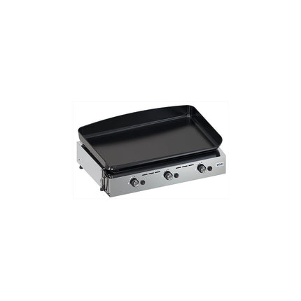Plancha gaz ENO Initial 65 Inox 3 brûleurs à poser, 62x36 cm