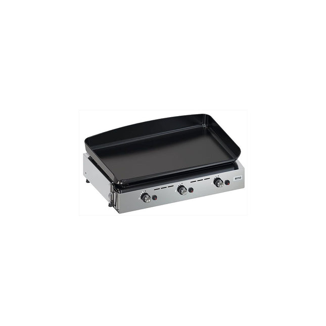Plancha gaz ENO Initial 65 Inox 3 brûleurs à poser, 62x36 cm