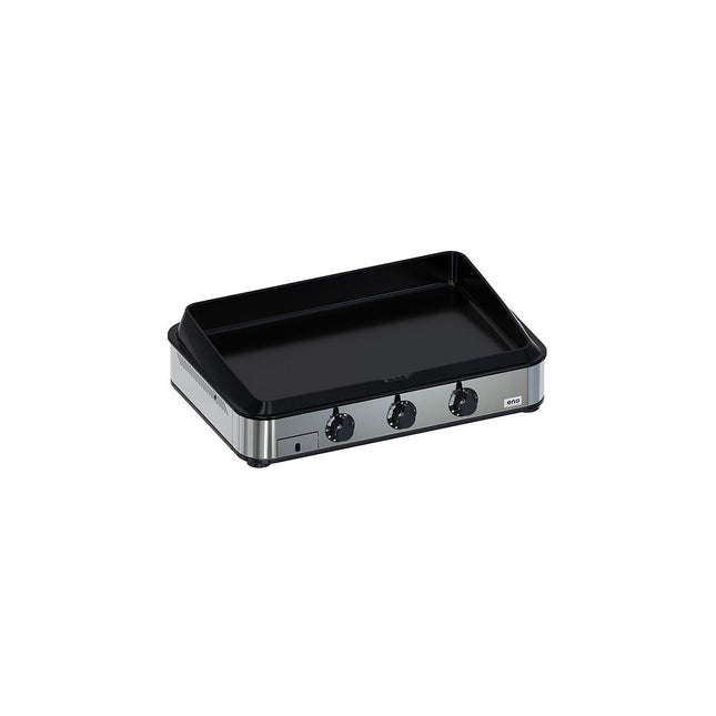 Plancha gaz ENO 80 cm Inox 3 brûleurs à poser, 69x40 cm