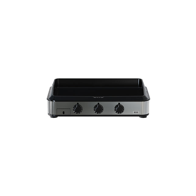 Plancha gaz ENO 80 cm Inox 3 brûleurs à poser, 69x40 cm