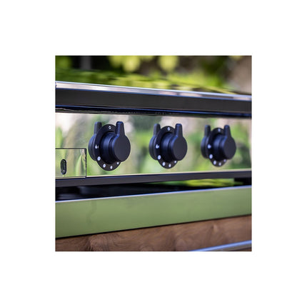 Plancha gaz ENO 80 cm Inox 3 brûleurs à poser, 69x40 cm