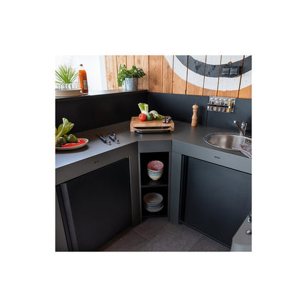 Meuble d'angle ENO Angle Gris cargo