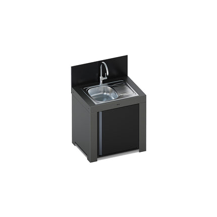 Meuble de cuisine extérieure ENO MODULO avec egouttoir Gris cargo P