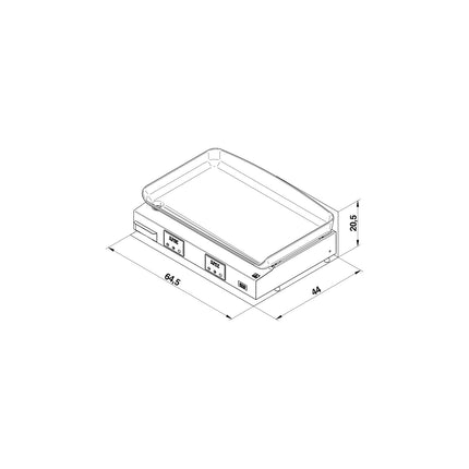 Plancha électrique ENO INITIAL 65 électrique-Inox
